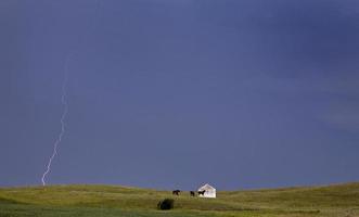 nuages d'orage des prairies photo