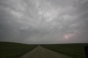 nuages d'orage des prairies photo