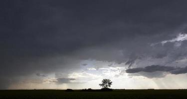 nuages d'orage des prairies photo