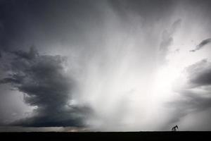 nuages de tempête des prairies canada photo