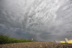 nuages de tempête des prairies canada photo