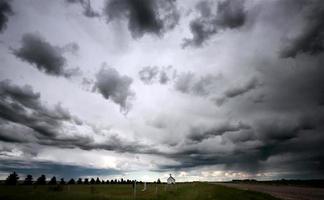 nuages d'orage des prairies photo