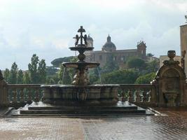 vue sur la ville de viterbe photo