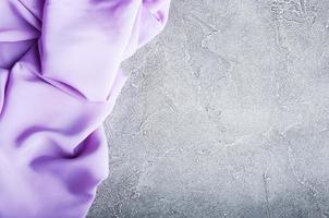 tissu de soie violet photo