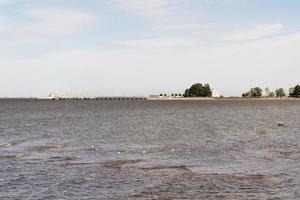 panorama de la côte du golfe de finlande saint-pétersbourg russie photo