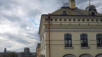 vladivostok, primorsky krai - 21 mai 2019 - architecture de l'ancienne gare. photo