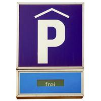 parking gratuit signe photo