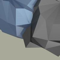 abstrait géométrique low poly photo