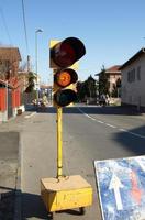 signal de travaux routiers photo