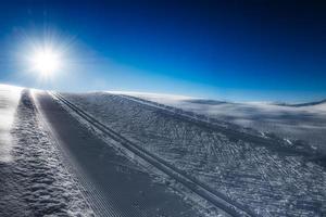 piste de ski nordique photo