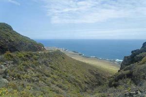 océan et montagnes de tenerife, belle vue. photo