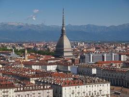 vue aérienne de turin photo