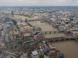 vue aérienne de londres photo