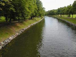canal d'eau près de stockholm photo