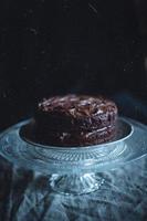 Gâteau au chocolat végétalien photo