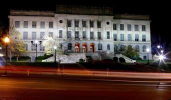 lumières de la ville d'omaha nebraska photo