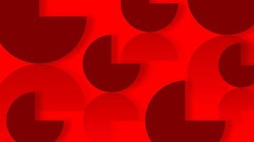élégant fond rouge abstrait, avec motif de cercle rouge foncé. fond de géométrie moderne photo