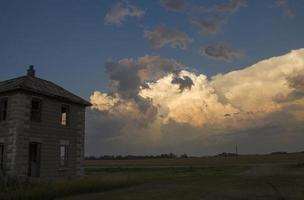 nuages d'orage des prairies photo