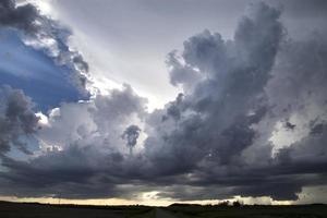 nuages d'orage saskatchewan photo