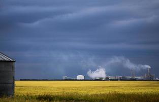 nuages d'orage ciel des prairies photo