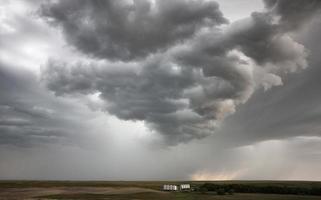 nuages d'orage ciel des prairies photo