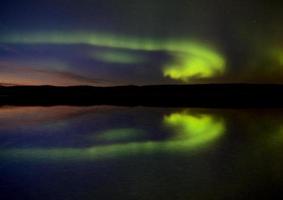 photo de nuit aurores boréales