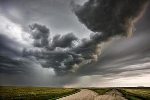 nuages d'orage ciel des prairies photo