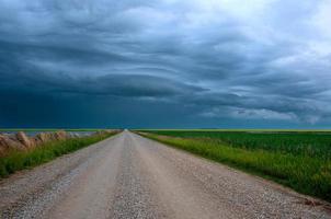 nuages d'orage ciel des prairies photo