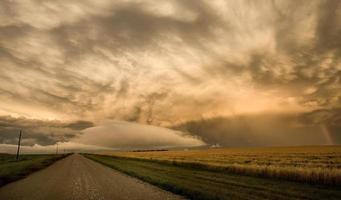 nuages d'orage ciel des prairies photo