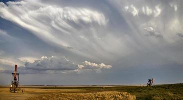 nuages d'orage des prairies photo