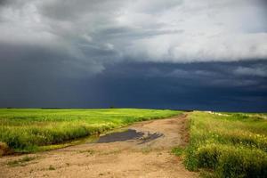 nuages d'orage saskatchewan photo