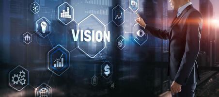 vision direction future entreprise inspiration motivation concept photo