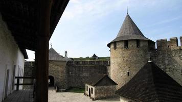 vue sur la forteresse de khotyn. khotyn. Ukraine. 06.08.2019 photo