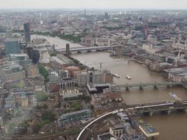 vue aérienne de londres photo