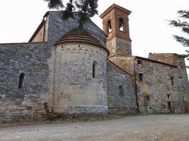 vue sur la ville de rapolano terme photo