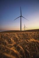 une éolienne. éolienne électrique photo