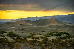 californie, dunes mesquite de la vallée de la mort 1