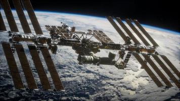 Station spatiale internationale. éléments de cette image fournis par la nasa photo