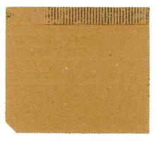 fond de texture de carton ondulé brun isolé sur la Pentecôte photo