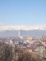 vue aérienne de turin photo