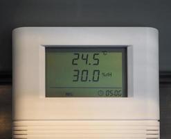 instrument hygromètre et thermomètre photo