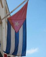 drapeau cubain de cuba photo