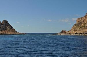 plage des îles Égades à Trapani photo