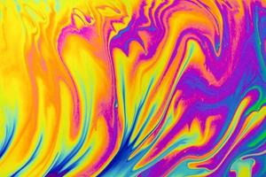 fond de motifs multicolores psychédéliques. photo macro shot de bulles de savon