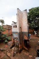 planaltina goias, brésil, 5 février 2022 les conditions de logement extrêmement précaires dans la ville de planaltina et dans tout le brésil. photo