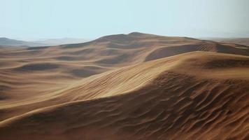 coucher de soleil sur les dunes de sable dans le désert. vallée de la mort, états-unis photo