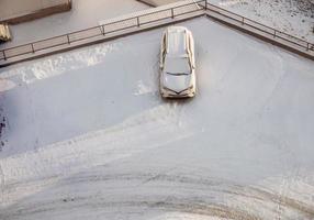 voiture sous la neige photo