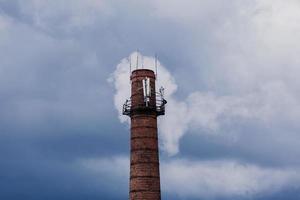 pollution de l'air par la fumée photo