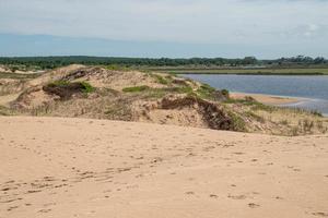 dunes de sable en uruguay photo