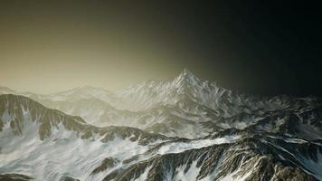 8k aérienne norvège montagnes paysage sévère photo
